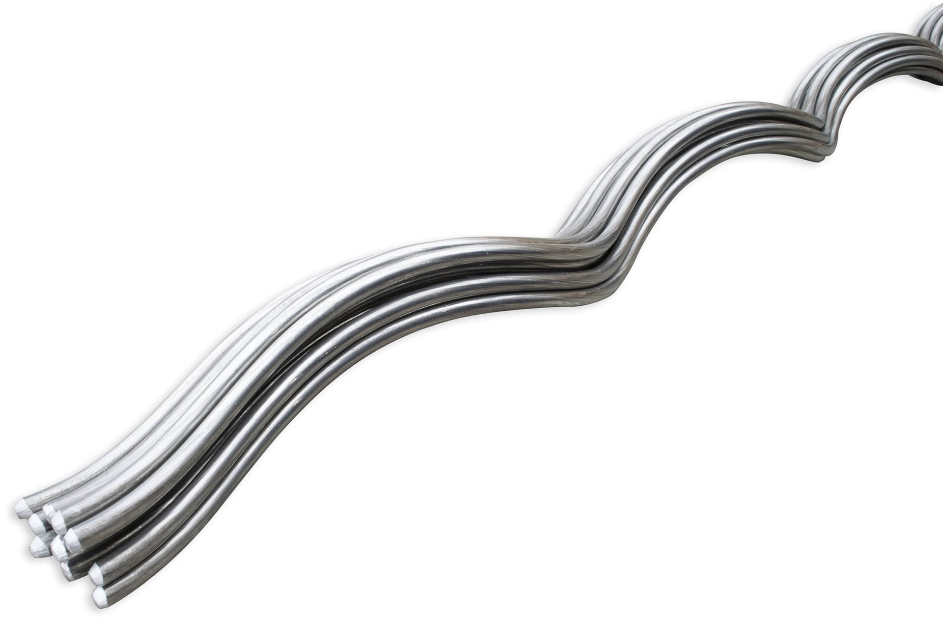 Preformed Line Products aluminium armour rods