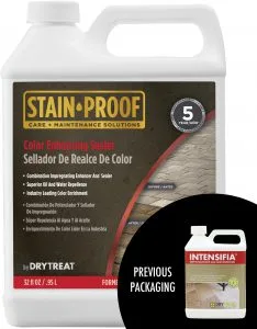 Stain Proof Colour Enhancing Sealer container