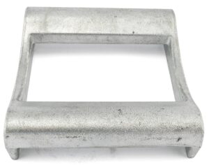 Aluminium gain block with crossarm locating groove