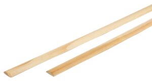 Half Round Wood Slot Sticks