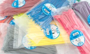 KSS colour cable ties in standard and fluorescent colours