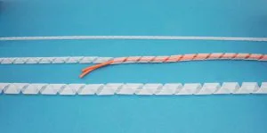 KSS natural spiral wrapping band around cables