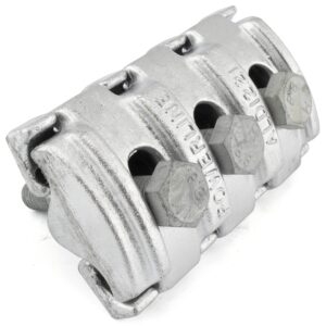 LTX parallel groove clamp with interlocking fingers