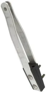 Service strain clamp for low voltage aerial bundled cable