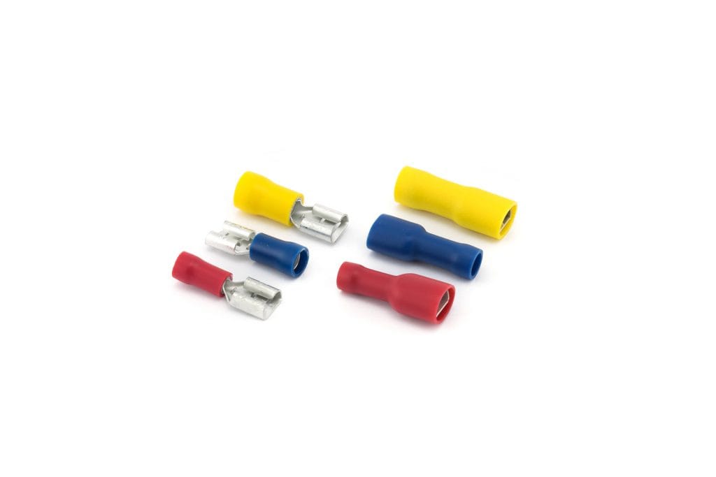 Push On Terminals - 2.5 - 6.0mm2 Yellow - Engineering Supplies