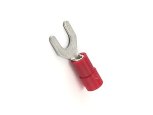 Fork Terminals - 0.5 - 1.5mm2 Red