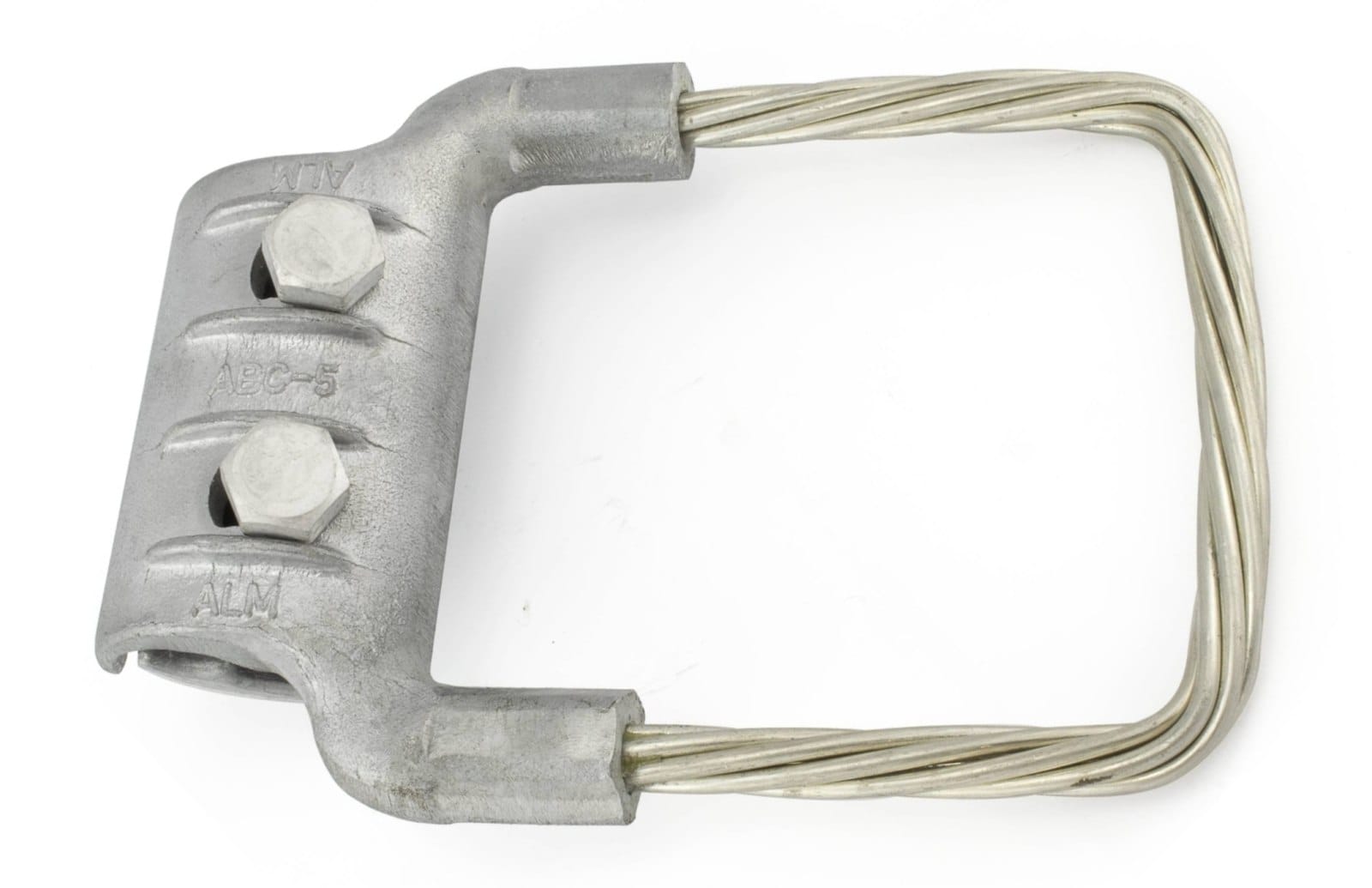 ABC5-2 aluminium bail clamp with copper loop