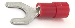 Fork Terminals - 0.5 - 1.5mm2 Red