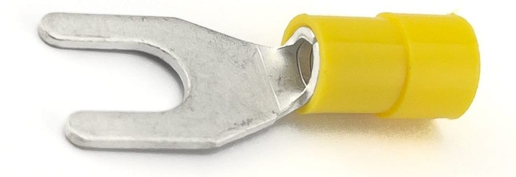 Fork Terminals - 2.5 - 6.0mm2 Yellow