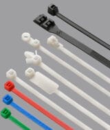 Weatherproof cable ties for outdoor electrical installations