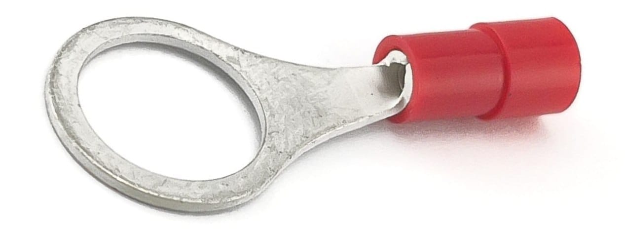 Ring Terminals - 0.5 - 1.5mm2 Red