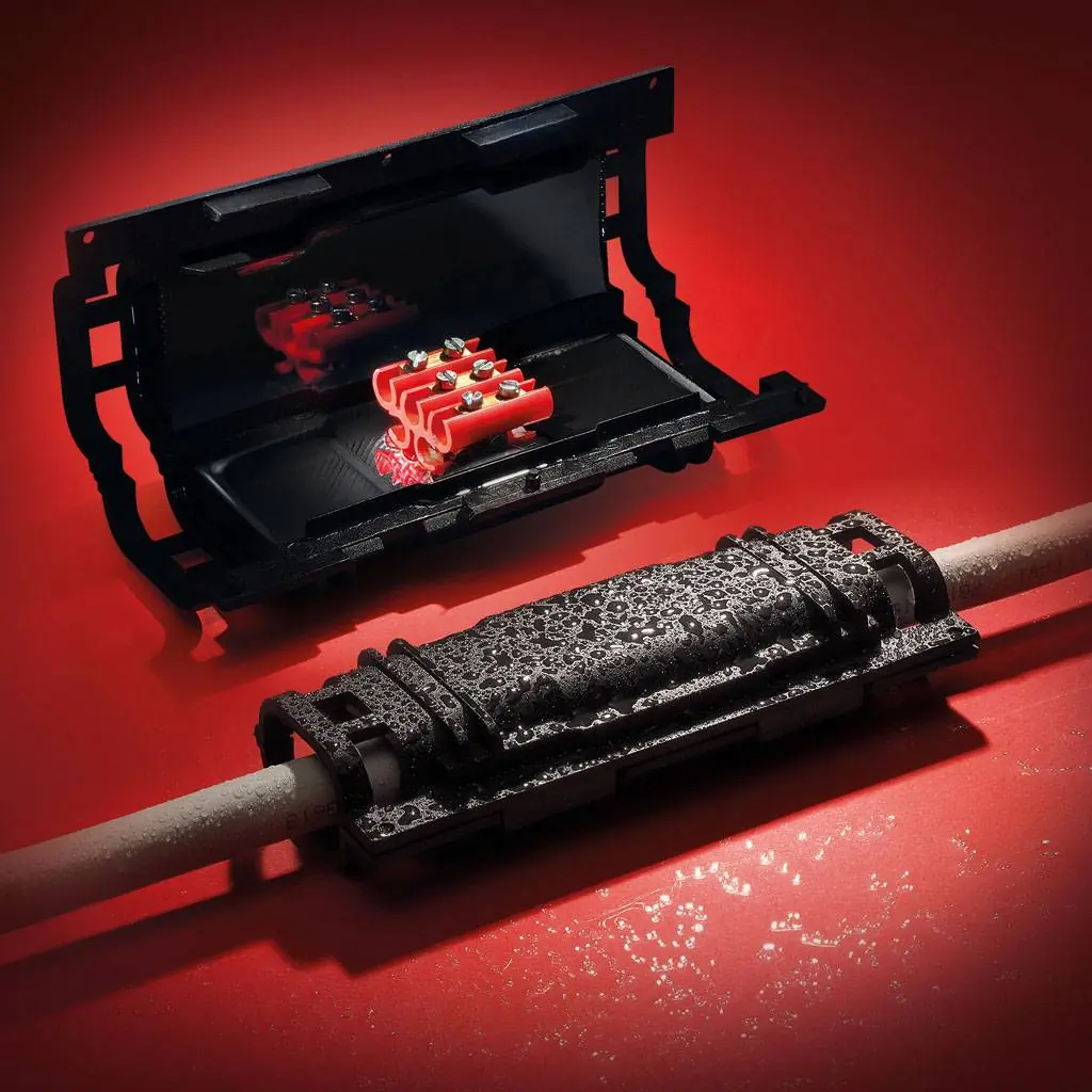 Raytech gel-filled underground cable joint