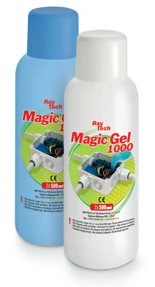 Raytech Magic Gel 1000 two-part bottles