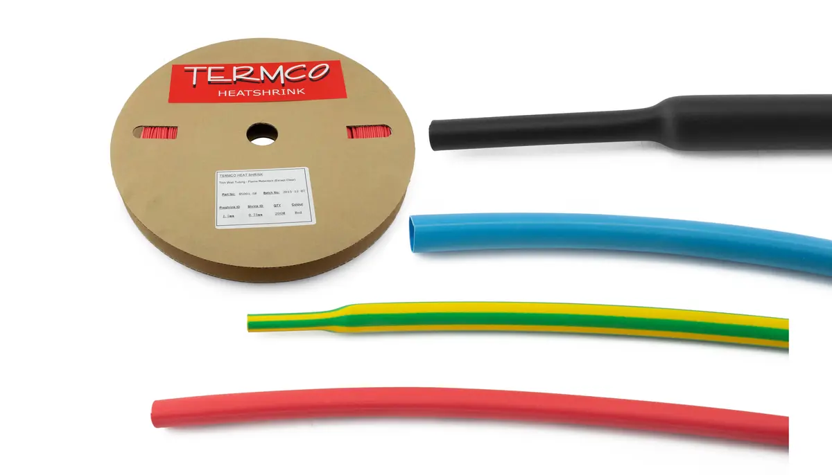 Termco heat shrink reel with tubing colours