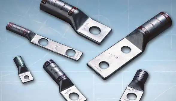 Copper compression cable lugs