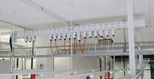 Overhead VASS Electrobar busway